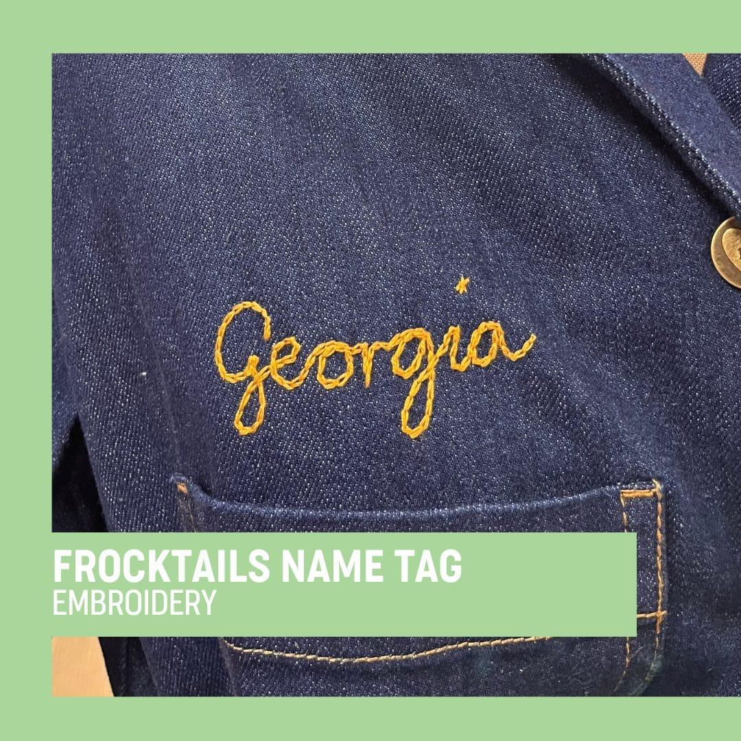 Frocktails Name tag