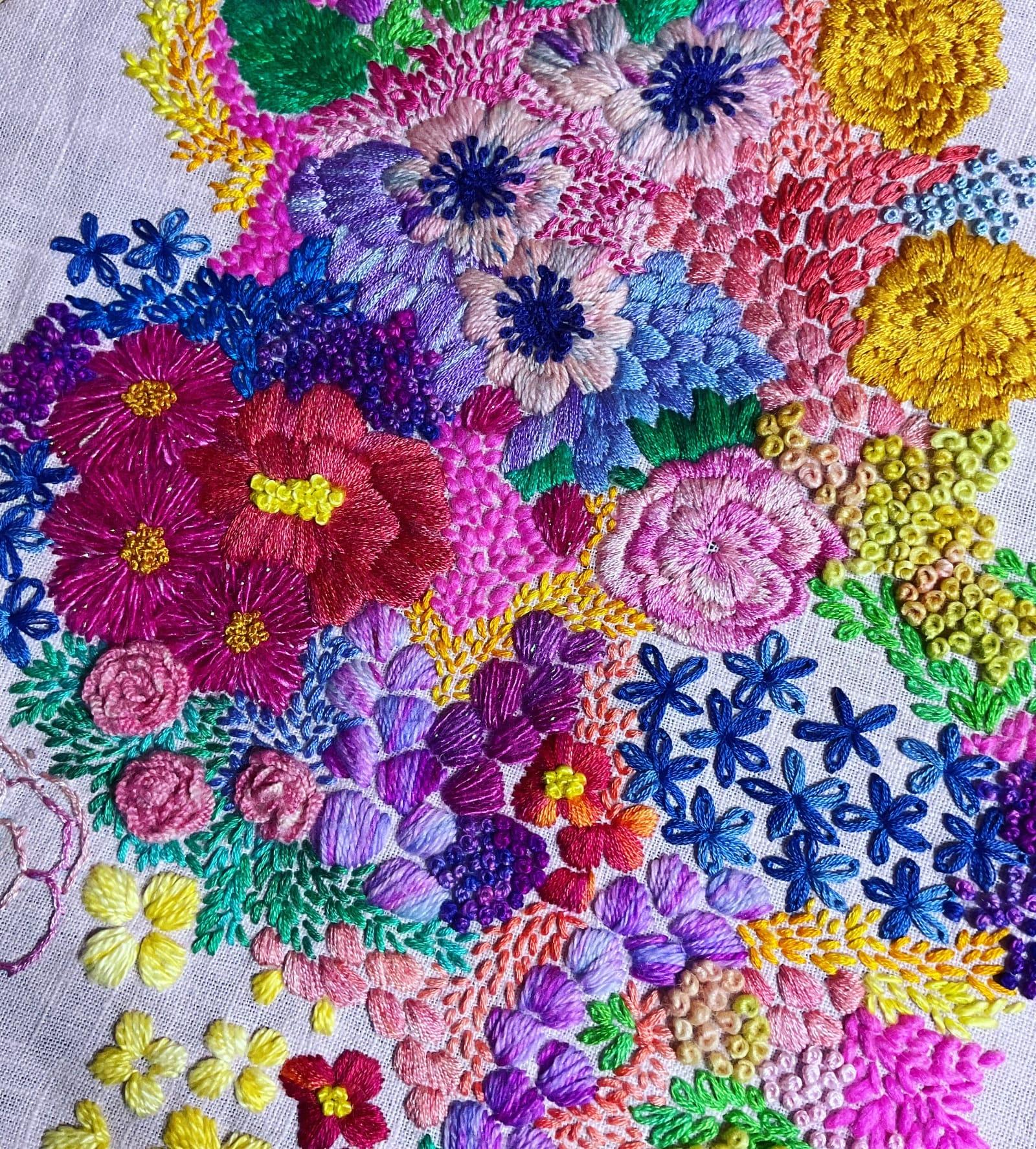 Summer Florals Embroidery with Amy Jones